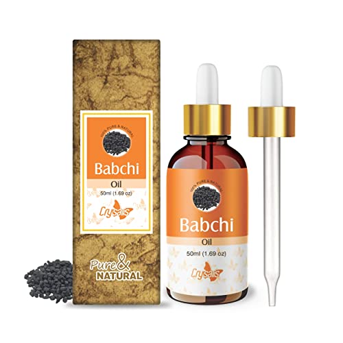 Image of Crysalis Babchi Oil 50 ml (1.69 fl oz) - Cold Pressed Psoralea corylifolia Seed Oil for Specialist Skin Formulations & Ayurvedic Preparations