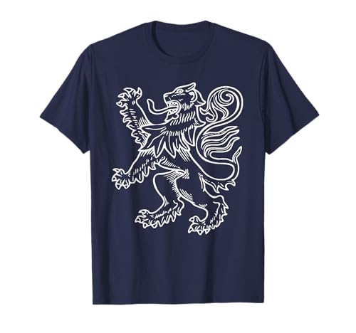 Camiseta de León Rampante de Escocia con la bandera escocesa Camiseta