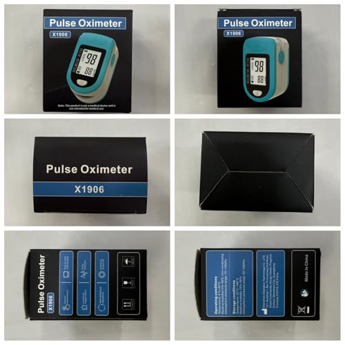 Image of Handheld Pulse Oximeter with Respiration Tracking, Rechargeable Oxygen Monitor with Foot Sensor and Finger Sensor, Continuous Monitoring with Alarm, Portable SpO2 Pulse Rate PI Display for Home Use