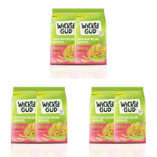 Image of WickedGud Masala Noodles (207gm x 2) (Pack of 3)