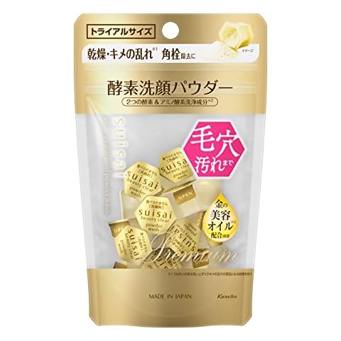 Suisai Kanebo Beauty Clear Gold Powder Wash Enzyme Face Wash Face Wash Powder 0.4g -15 pieces Cover