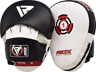 RDX Boxing Hook & Jab Pads MMA Target Focus Punching Mitts Thai Strike