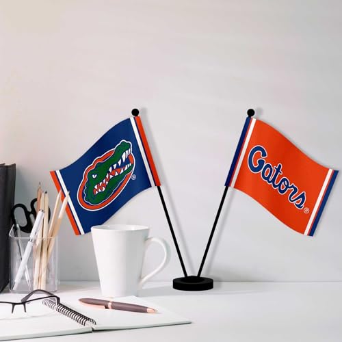 Drapeaux de bureau Florida Gators petit format mini drapeau de table