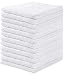 HomeLabels Kitchen Bar Mop Cleaning Towels (12 Pack, 16 x 19 Inch) - Pure Cotton White Kitchen Towels, Restaurant Cleaning Towels, Shop Towels and Rags - Bulk Bar Mop Set