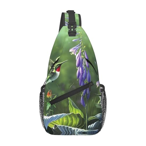 Sac à bandoulière colibri et papillon pour homme au design original et inspirant pour s'évader