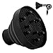 Diffusore Universale Silicone Universale Pieghevole Ventilatore Copertura Diffusore Portatile da Viaggio Diffusore Phon Universale per Asciugacapelli e Capelli Ricci con Diametro Esterno di 4-6 cm