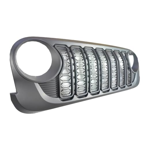 Grille antibrouillard Wrangler JK calandre pare-choc avant noir mat ABS 2007-2017