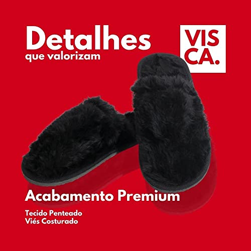 Pantufa Masculina Adulto Fechada Pelúcia Antiderrapante Chinelo de Quarto Caramelo (br_footwear_size