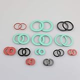 Hergestellt in Deutschland Universal Dichtung SET (26 Teile) 35.40355 Flachdichtungen Sortiment Sanitär Heizung Solar Perlator