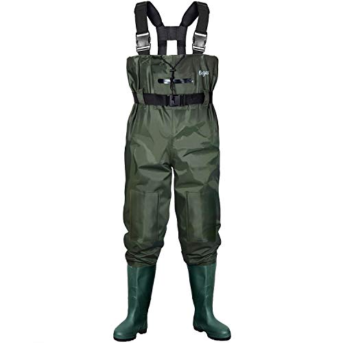 OXYVAN Waders Waterproof Lightweight Fishing Waders with Boots Bootfoot Hunting Chest Waders