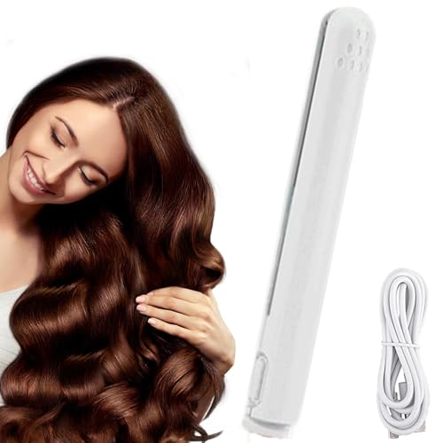 Rizador de pelo, plancha de pelo 2 en 1, plancha de pelo, plancha de pelo portátil