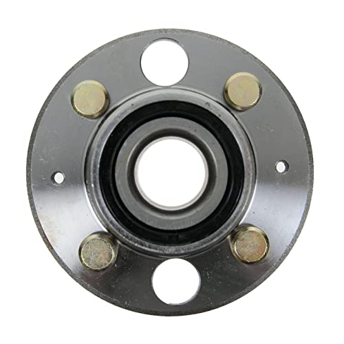 Image of TRQ Rear Wheel Bearing and Hub Assembly Set 2 Piece Compatible with 92-93 Honda Civic SI 94-95 Civic SI Without ABS 99-00 93-97 del Sol 94 del Sol VTEC 94-98 Acura Integra RS