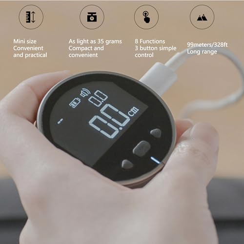 Mètre à ruban numérique LCD 100m outil mesure longueur rechargeable - 4