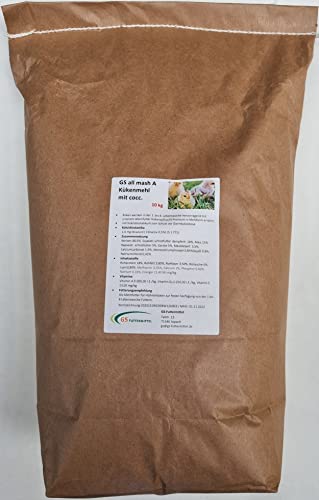 Deuka All-mash A Mehl mit Cocc 9,50 kg Kükenfutter Kükenaufzuchtfutter – Bild 4
