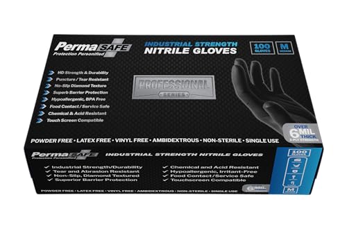 PERMASAFE-Guantes-de-nitrilo-resistentes-de-6-mil-con-textura-de-diamante-antideslizante-tamano-mediano-paquete-de-100