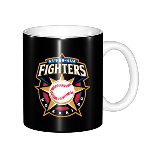 マグカップ 北海道日本ハムファイターズ 野球応援 コーヒーカップ 陶器 330ml 大容量 セラミック 朝食カップ 直飲み おしゃれ 人気 記念品 応援グッズ 誕生日 プレゼント 箱入り