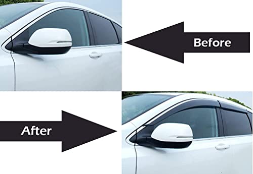 Image of Car Unbreakable Door Visor /Wind Deflector Suitable for Fiat Punto (Set of 4 Pcs)