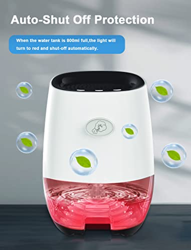 Dehumidifiers:portable Dehumidifier For Home, Bedroom, Bathroom 35Oz Small Dehumidifiers Mini Dehumidifier With Auto Shut-Off, 7 Colors Night Lights, Ultra Quiet For Closet Rv Office #TOP4