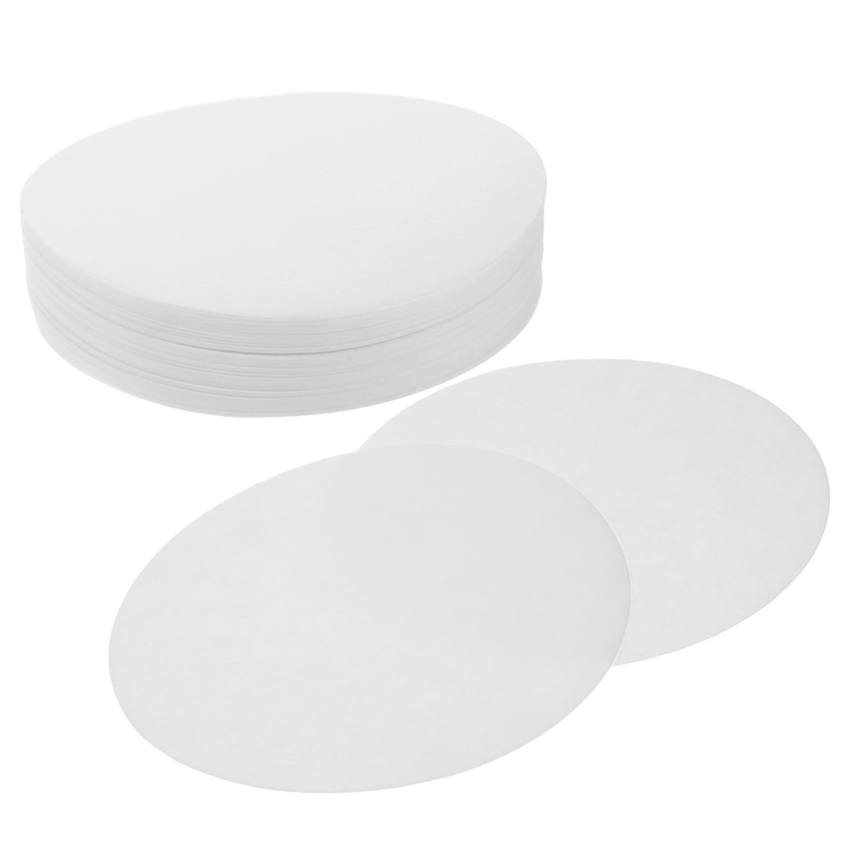 Veemoon 100 Pcs 9cm Medium Flow Rate Qualitative Filter Paper Discs Filter Paper for General Chemistry