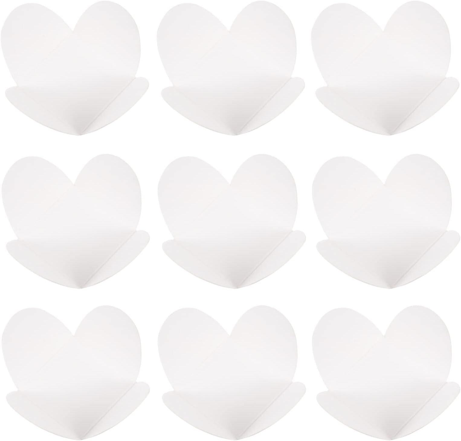 Cabilock 100Pcs Chocolate Wrappers Paper Truffle Chocolate Cups Liners Candy Cups Dessert Base Baking Supplies for Biscuit Cake Making White