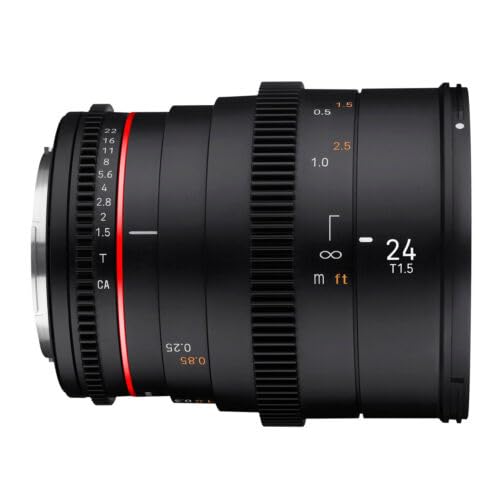 Amazon.co.jp: Rokinon 24mm T1.5 Cine DSX 高速広角シネレンズ MFT用 Amazon.co.jp: Rokinon 24mm T1.5 Cine DSX 高速広角シネレンズ MFT用