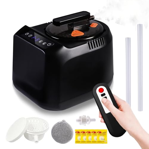 GHOSOONE Portable Sauna Steamer Machine, 4L 1600W Steam Generator for Sauna Heater, Remote Control, 9-Level Adjustable & 120-Min Timer, Home Spa Sauna Accessories