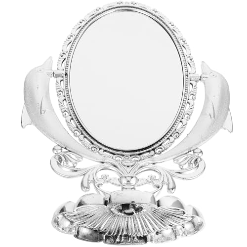 Miroir cosmétique de table Hohopeti double face pivotant bureau - 2