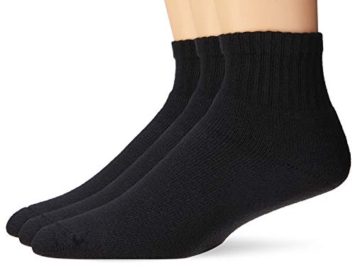 Kit com 3 Meias Básicas Atoalhadas, Trifil, Adulto Unissex, Preto, G