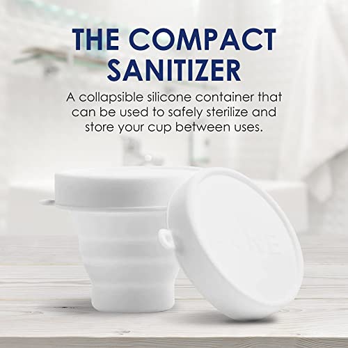 June Co Menstrual Cup Cleaning Kit - Collapsible Compact Cleaner & Paraben-Free June Cup Wash (3.4Oz ) - Travel-Friendly Container & Cup Wash Bundle For Women - Clean Your Menstrual Cup In Style. #TOP2
