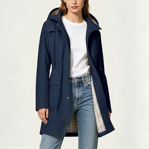 Veste femme imperméable légère pour rester au sec durant le mi-saison