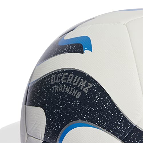 Bola Futebol Campo Adidas Oceaunz Copa Feminina 2023 Training Branco e Preto