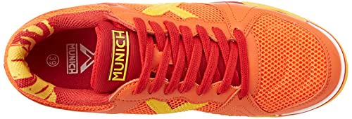 Munich Men's Futsal Sneakers, Orange 51, 11 Au #TOP4
