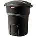 Rubbermaid 1793963 32 Gallon Black Non Wheeled Roughneck Trash Can