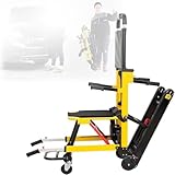 Salvaescaleras Para Personas Mayores,Elevadores De Escaleras Eléctricos,Silla De Ruedas Para Subir Escaleras Con Orugas,Escalera De Silla Portátil Plegable,Carga 165 Kg/364 Lbs A,Pilas incluidas