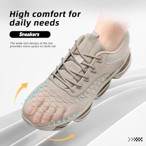 Image of Mens Running Shoes Air Low Top Comfort Walking Lace Up Sneakers Breathable Fashion Tennis Sport Gym Fitness Cross Trainers