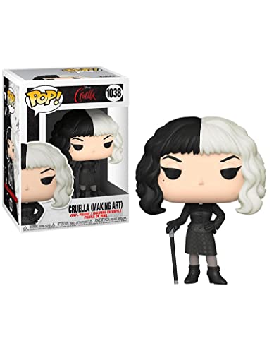Funko Pop! Disney: Cruella de Vil - Cruella de Vil In Checkered Black - Figura de Vinilo Coleccionable - Idea de Regalo - Mercancia Oficial - Juguetes para Niños y Adultos - Movies Fans
