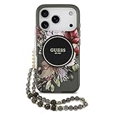 « L'étui est fabriqué sous licence de Guess. IML Flowers Pearl Strap Collection Étui rigide Type de matériau : TPU/PC