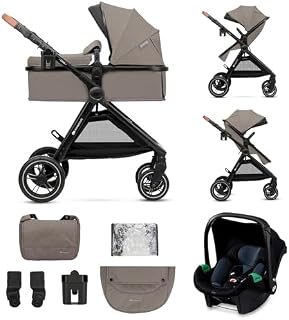 Kinderkraft ESME 3-in-1 Car Seat with Mink PRO I-Size Bab…