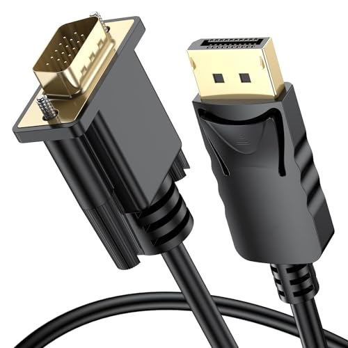 8K DisplayPort to HDMI 3m Cable, Gold-Plated DisplayPort (DP) to HDMI Cable Compatible for Lenovo Dell, HP, Asus and other brand