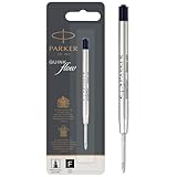 Parker recharges pour stylo bille | pointe fine | encre noire QUINKflow | lot de 1