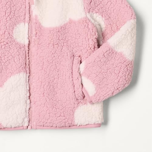 Image of Amazon Essentials Girls and Toddlers' Sherpa Fleece Full-Zip Jacket, Fleece Lined