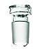 Eisco - Hollow Glass Stopper Hexagonal 24/29 Cone Round End Borosilicate Glass for Laboratory Use