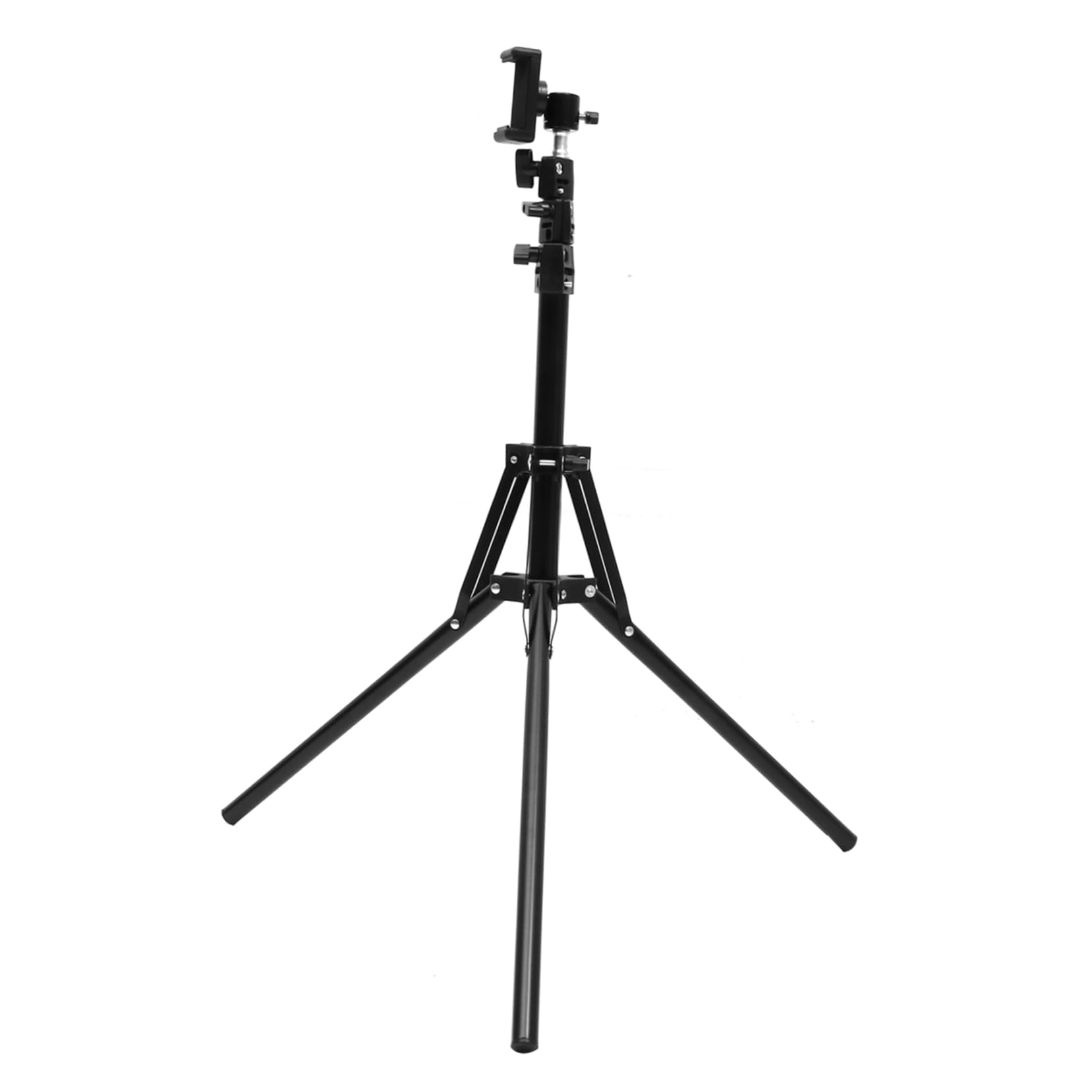NUOBESTY Handy Klemmhalterung für Livestreaming Klappbarer Smartphone Halter Umkehrbar Faltbar Stark Stützend Platzsparend für Schreibtisch Konferenzen