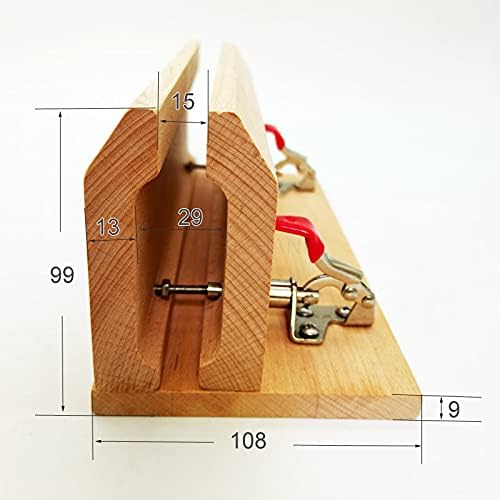 Wooden Leather Stitched Pony, Used for DIY Craft Leather Processing, Sewing Lace Repair Tool Belt Bag Wallet Desktop Stitching Leather Fixing Clip