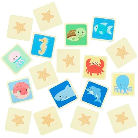 Sea Animals Wooden Memory Game by Orange Tree Toys Cover