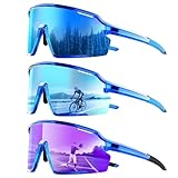 Whale Polarised Sports Sunglasses with UV400 Protection - Unisex Suitable for running, cycling, driving, fishing and baseball (Sapphire Blue)