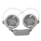 WOHPNLE Tragbarer Nackenventilator, wärmebetriebener Kaminventilator mit...
