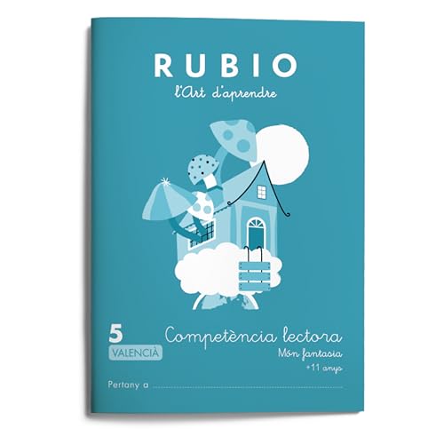 Portada de Rubio. Competència Lectora 5 Món Fantasia Valencia