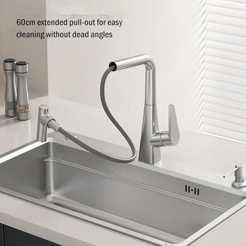 Grifo de cocina con rociador extraíble monomando giratorio 360 grados Modelo A 5