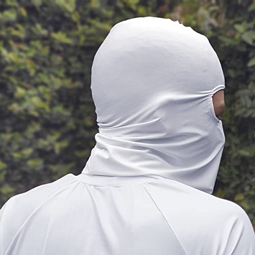 Touca Ninja Balaclava Proteção Uv50+ Térmica Resistente Branco